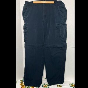 Wind River Cargo Convertible Men's Navy Pants Multiple Pockets 40X30